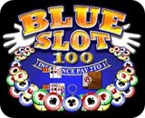 blue slot 100 logo